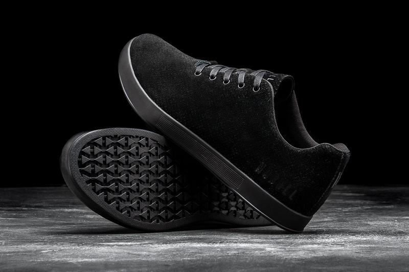 Men's Nobull Suede Trainers Black | SG I2304L